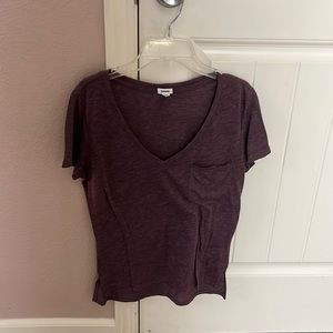 Garage V Neck Pocket T-shirt